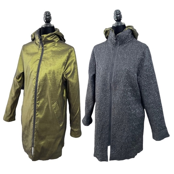 Mycra Pac Life Reversible Coat Made in USA M/L - Picture 1 of 14